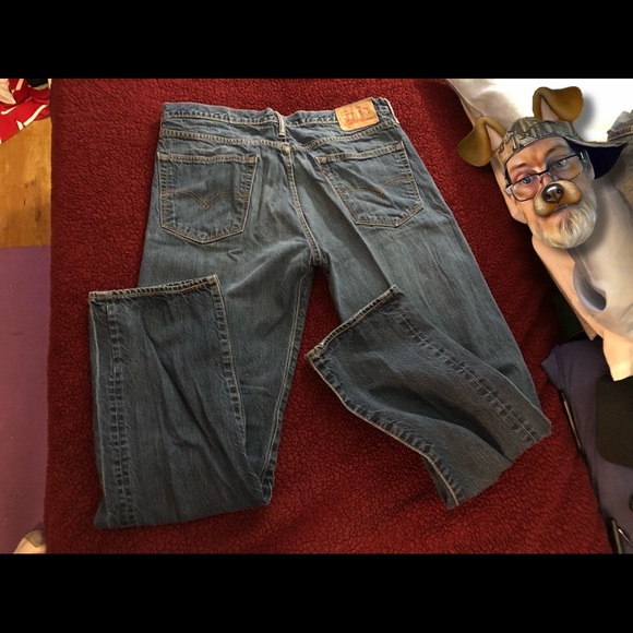 Levi Strauss 562 Mens Button-Fly Jeans Size 36x36 - Picture 2 of 5